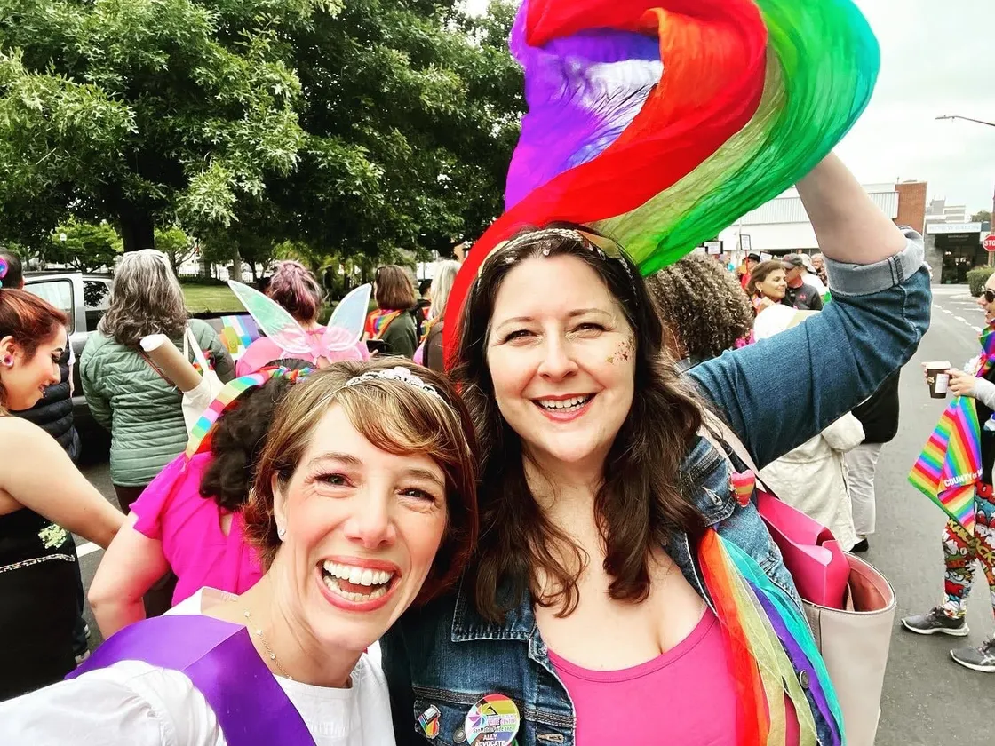 CEC members marching in a Pride parade